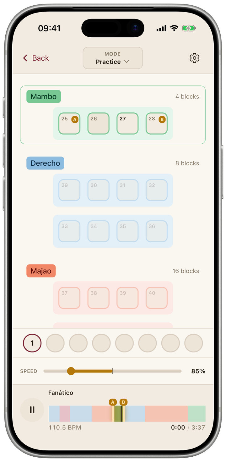 Practice mode